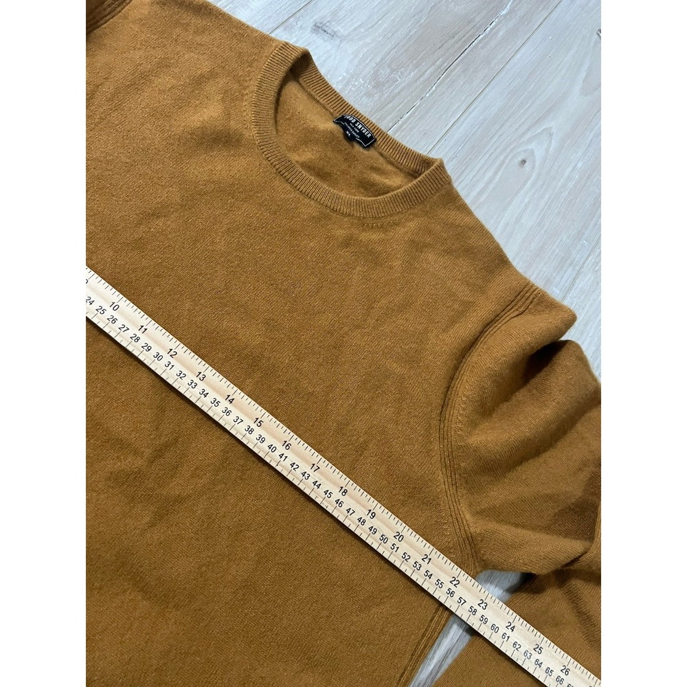 Todd Snyder Men's Sweater Crewneck 100% Cashmere Old Gold Xl View 4